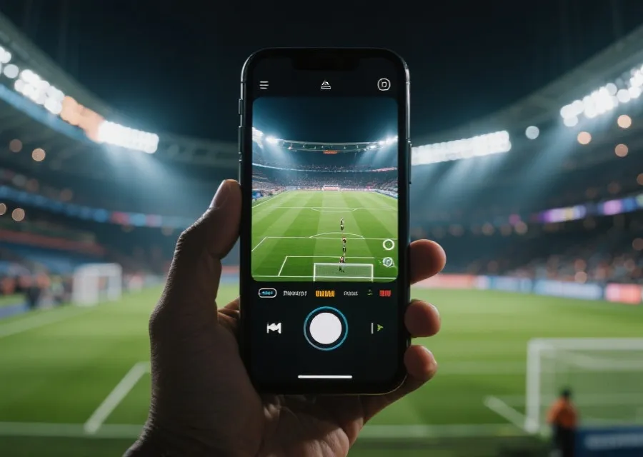 移动端赛事直播示意图